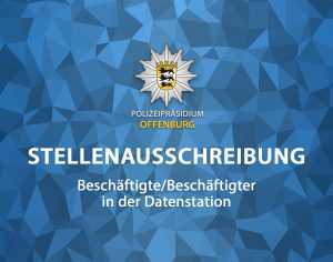 Symbolbild Stellenausschreibung Datenstation