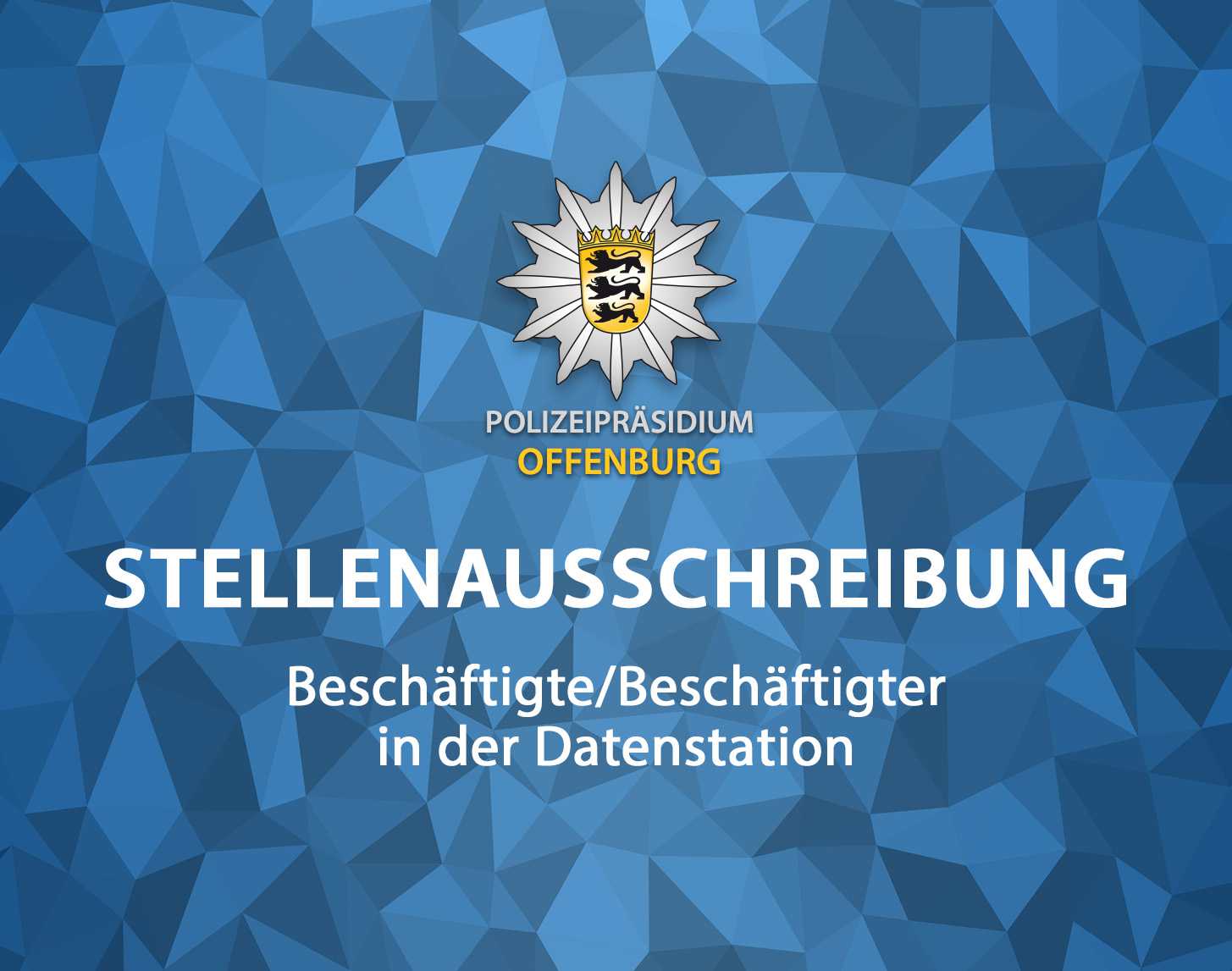 Symbolbild Stellenausschreibung Datenstation