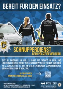 Plakat Schnupperdienst Bühl