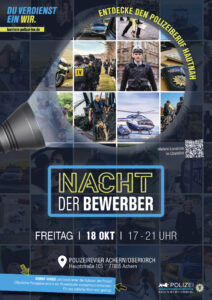 Plakat Nacht der Bewerber