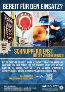 Plakat Schnupperdienst