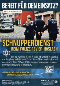 Plakat Schnupperdienst